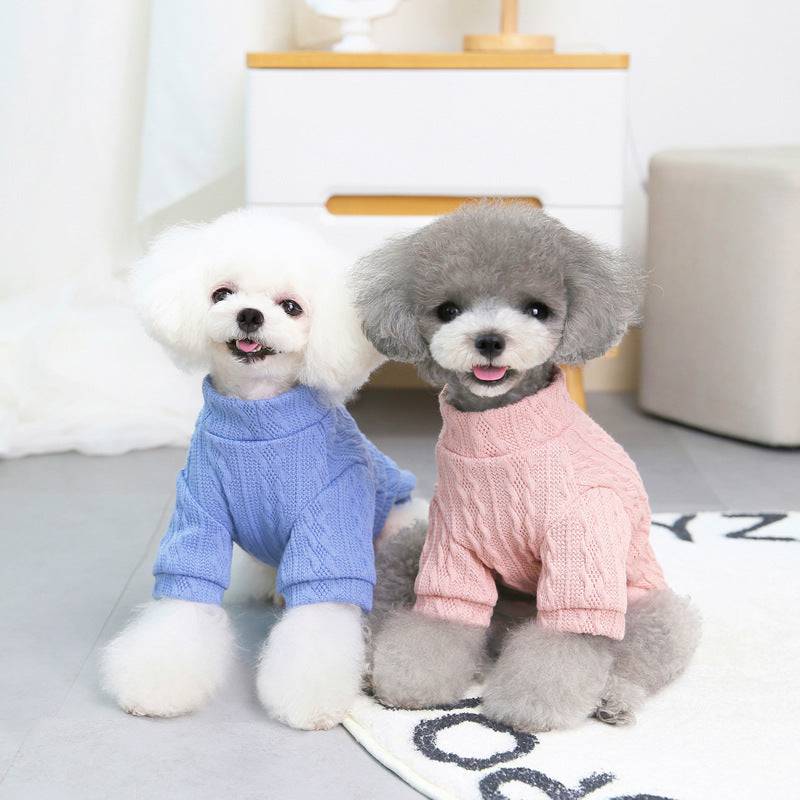 Eprolo teddy dog coat for small dogs, cozy pet clothing with a soft, plush design suitable for winter or casual wear.