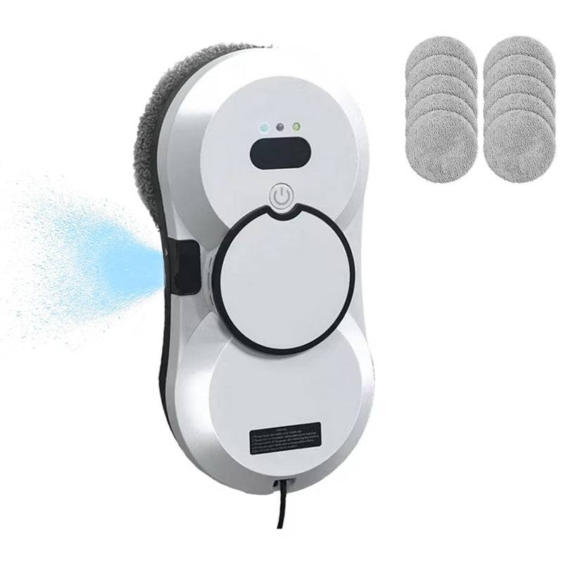 eprolo 5600Pa smart window cleaning robot on glass, ultra-thin auto glass cleaner with remote for home and office use