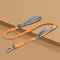 Reflective dog traction rope by eprolo, adjustable length with a comfortable handle, ideal for walks and outdoor activities.