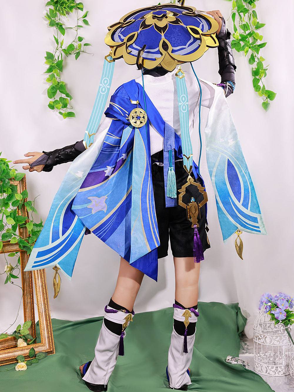Genshin Impact cosplay hats and shoes for scattered soldiers and vagrants, featuring matching accessories from eprolo.