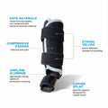 Eprolo luxury dog carpal support brace showing adjustable straps and padded design for canine wrist stability and comfort.