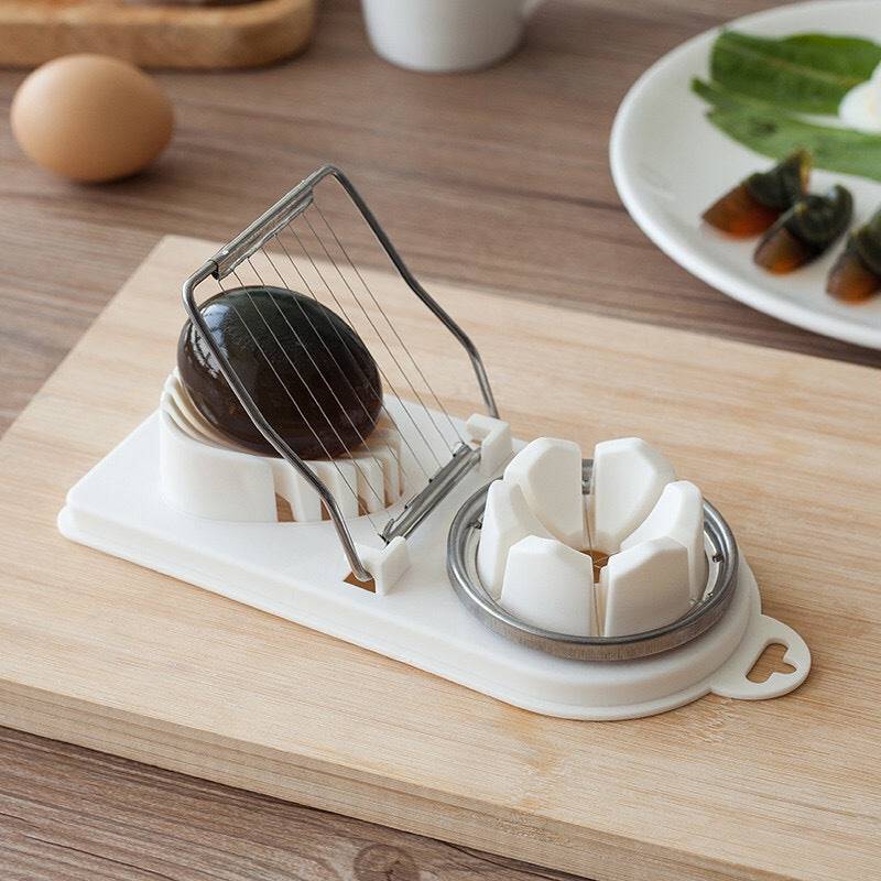 eprolo creative egg cutter and slicer with stainless steel blades for practical, even egg slices in the kitchen