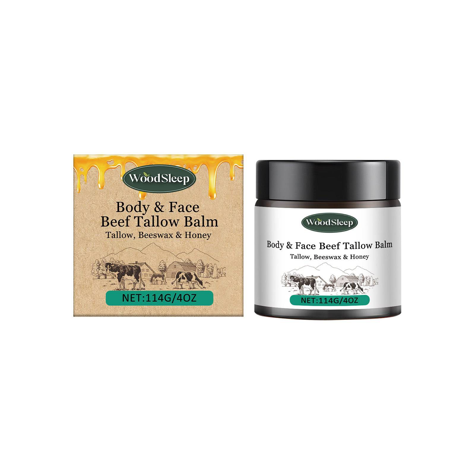 eprolo WoodSleep Butter Fed Moisturizer bottle, hydrating body lotion for tender skin with nourishing, natural ingredients