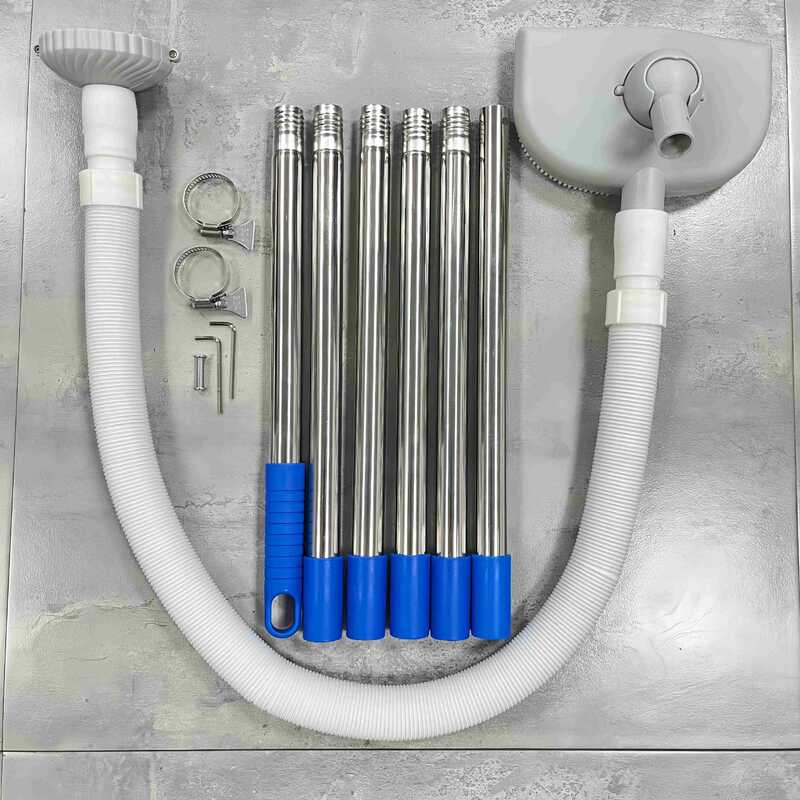 eprolo portable handheld pool and spa vacuum with automatic suction cleaner for bathtubs, hot tubs, and outdoor pools.