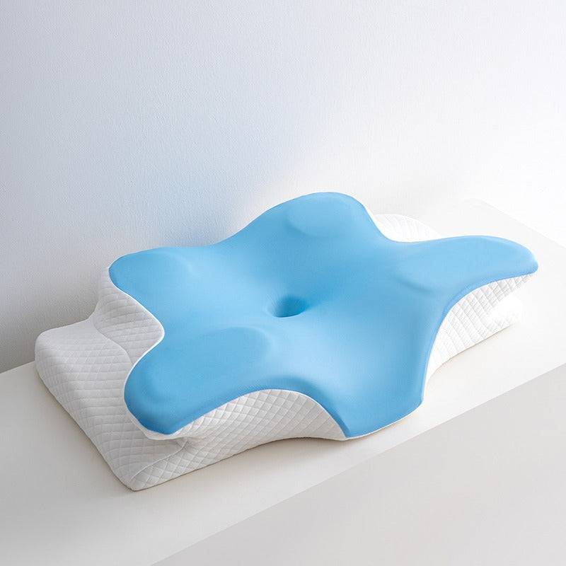 eprolo cooling viscoelastic memory foam pillow with heat-resistant, slow rebound cushion for comfortable sleep support