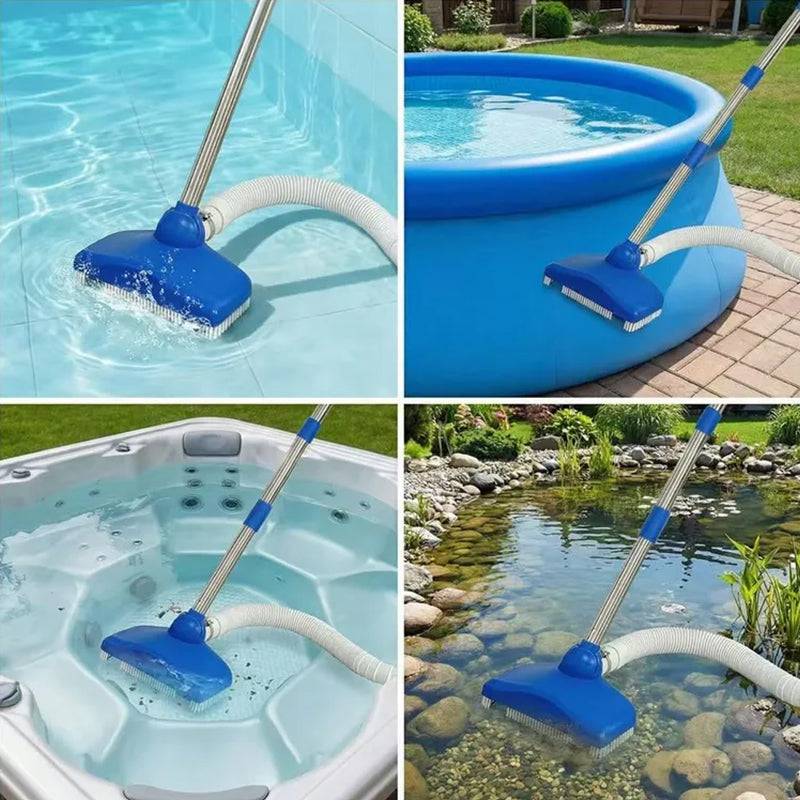 eprolo portable handheld pool and spa vacuum with automatic suction cleaner for bathtubs, hot tubs, and outdoor pools