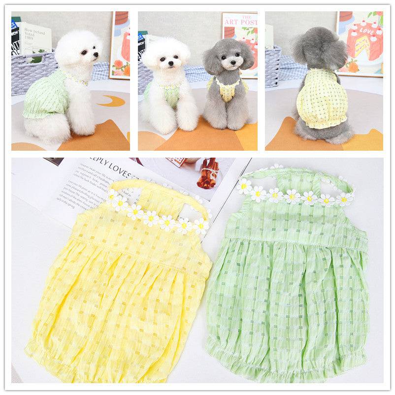 Eprolo spring and summer dog clothes for small dogs, lightweight pet apparel with colorful, breathable fabric for warm weather.
