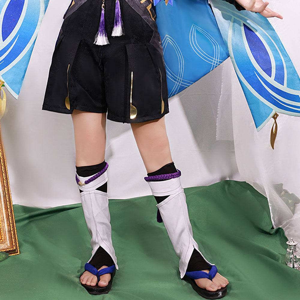 Eprolo Genshin Impact cosplay hat and shoe set for scattered soldiers and vagrants, featuring detailed costume accessories.