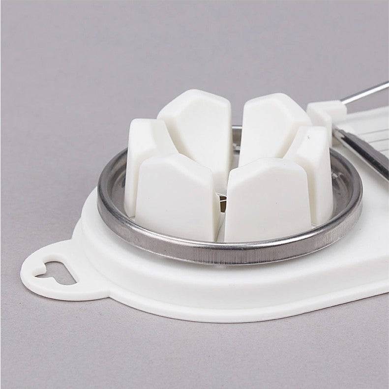 eprolo creative egg cutter and fancy egg slicer, practical kitchen gadget with stainless steel blades for easy egg slicing