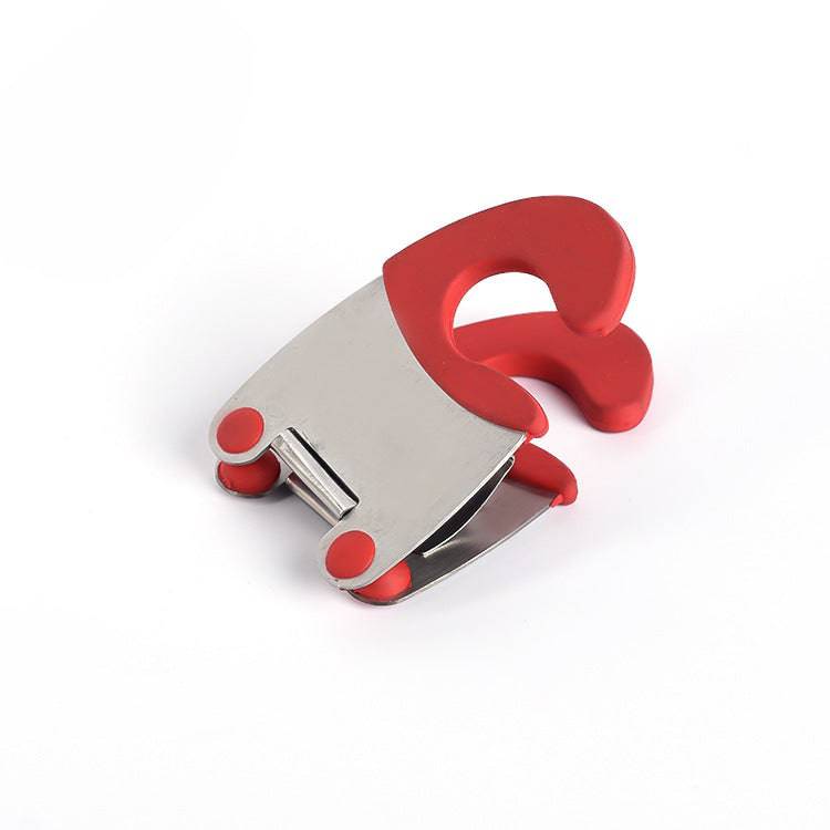 Eprolo stainless steel pot clips and spoon clips for kitchen gadgets, durable and versatile for organizing cookware and utensils.