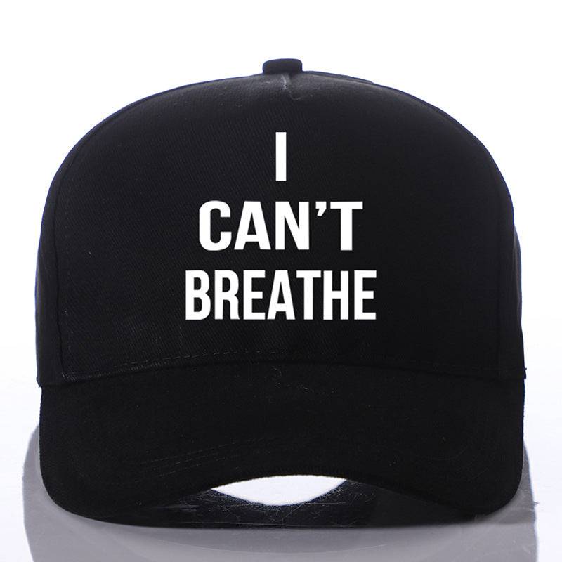 Eprolo I Can't Breathe summer adjustable sports baseball cap with breathable fabric and curved brim.