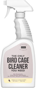 Bird Cage Cleaner Bird Poop Remover Natural Enzyme Spray USA Made