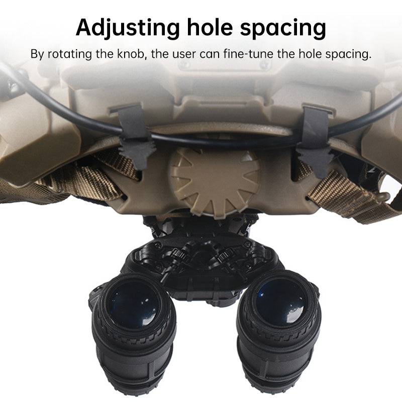 Eprolo Dummy NVG goggles DTNVS tactical helmet accessory for airsoft, paintball, and cosplay, featuring realistic night vision goggle design.