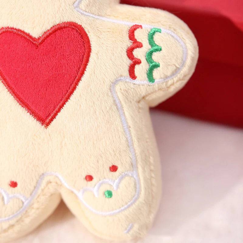Soft eprolo dog plush sound toy with squeaker, featuring a cute animal design perfect for cuddling and interactive play.
