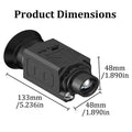 Portable night vision goggles by eprolo with adjustable head strap and lens for day and night hunting visibility
