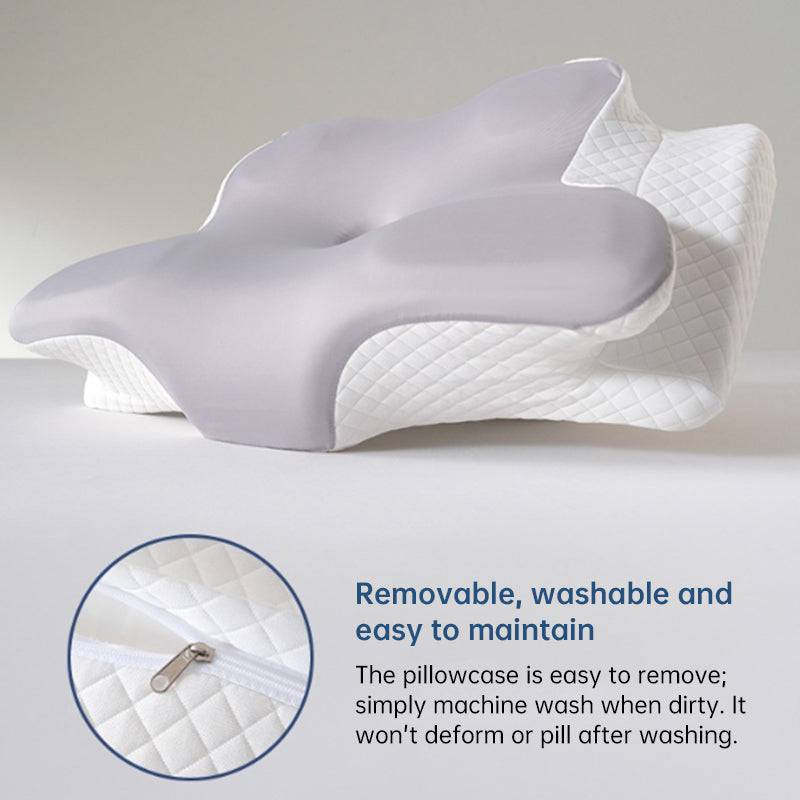 eprolo cooling viscoelastic memory foam pillow with heat-resistant, slow rebound design for comfortable sleep support