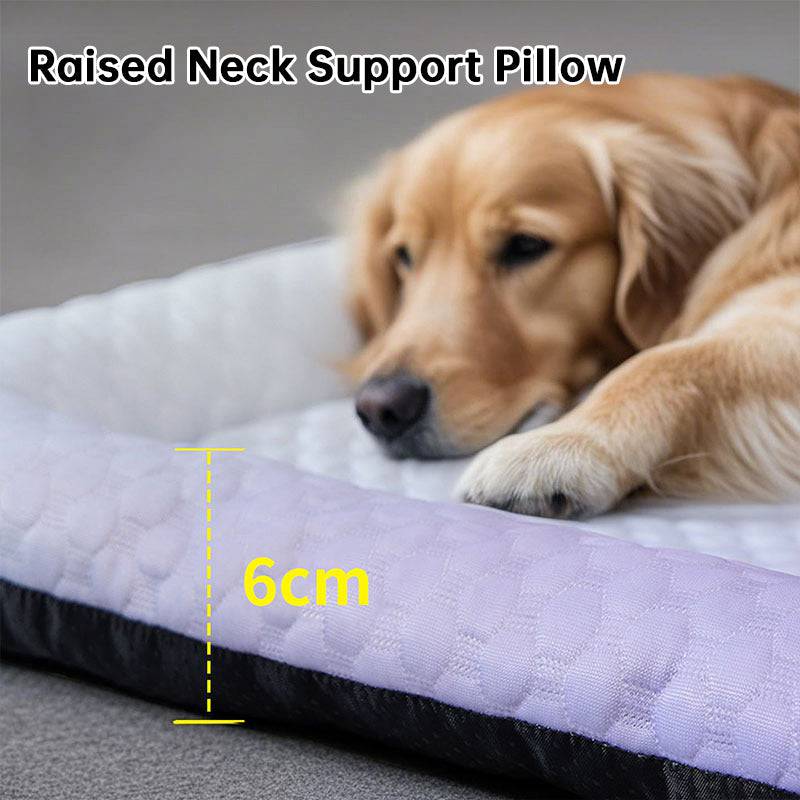 Breathable cooling pet pad by eprolo with gradient colors, soft cold-silk ice mat perfect for summer comfort for dogs or cats.