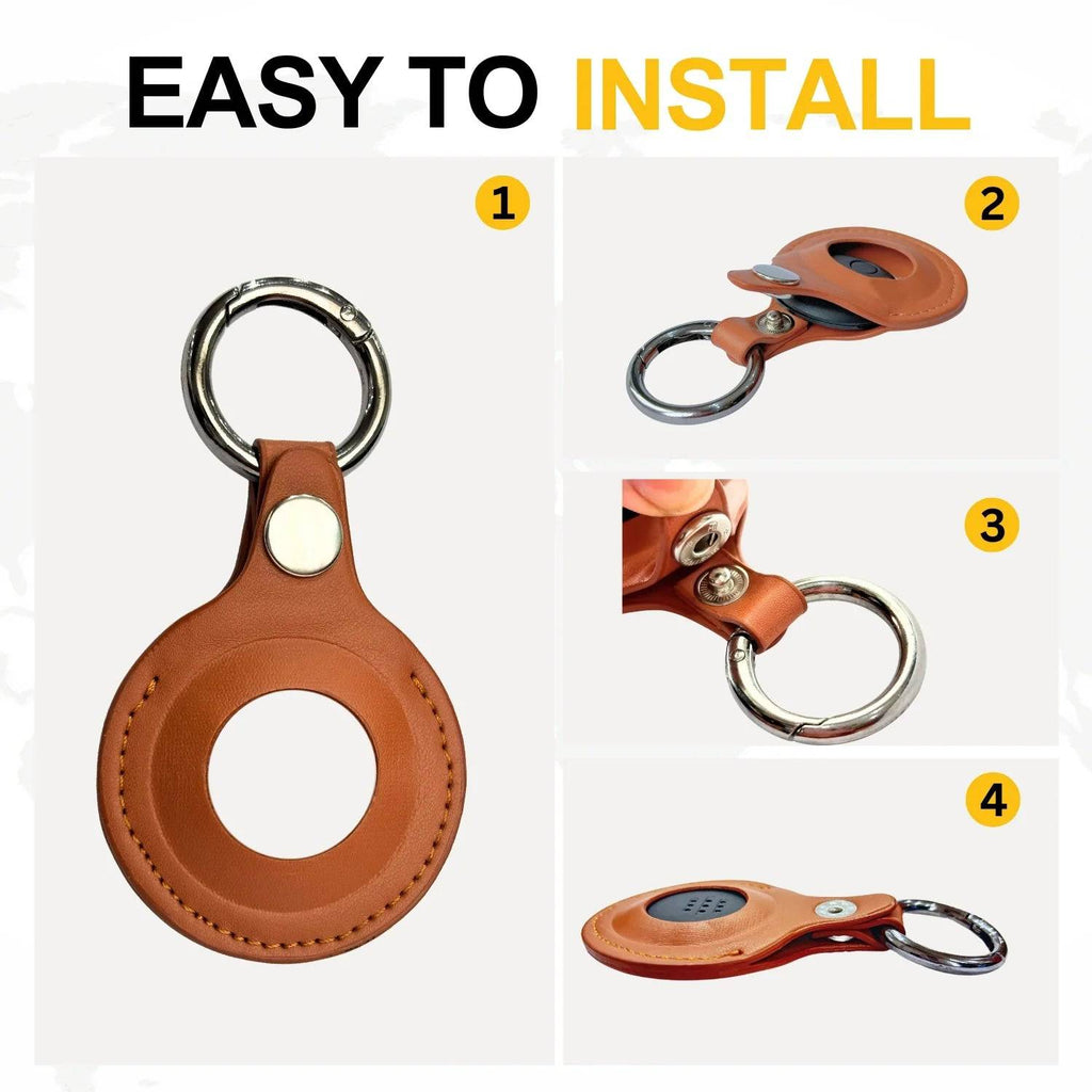 Dolphin Smart Tracker Pro case pack 2 in premium vegan leather with sleek design and durable construction.