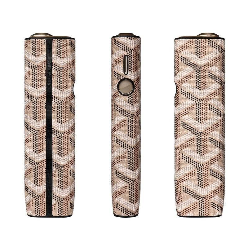 Eprolo leather protective case for IQOS ILUMA One, stylish shockproof cover, black with textured finish, designed for durability and style.