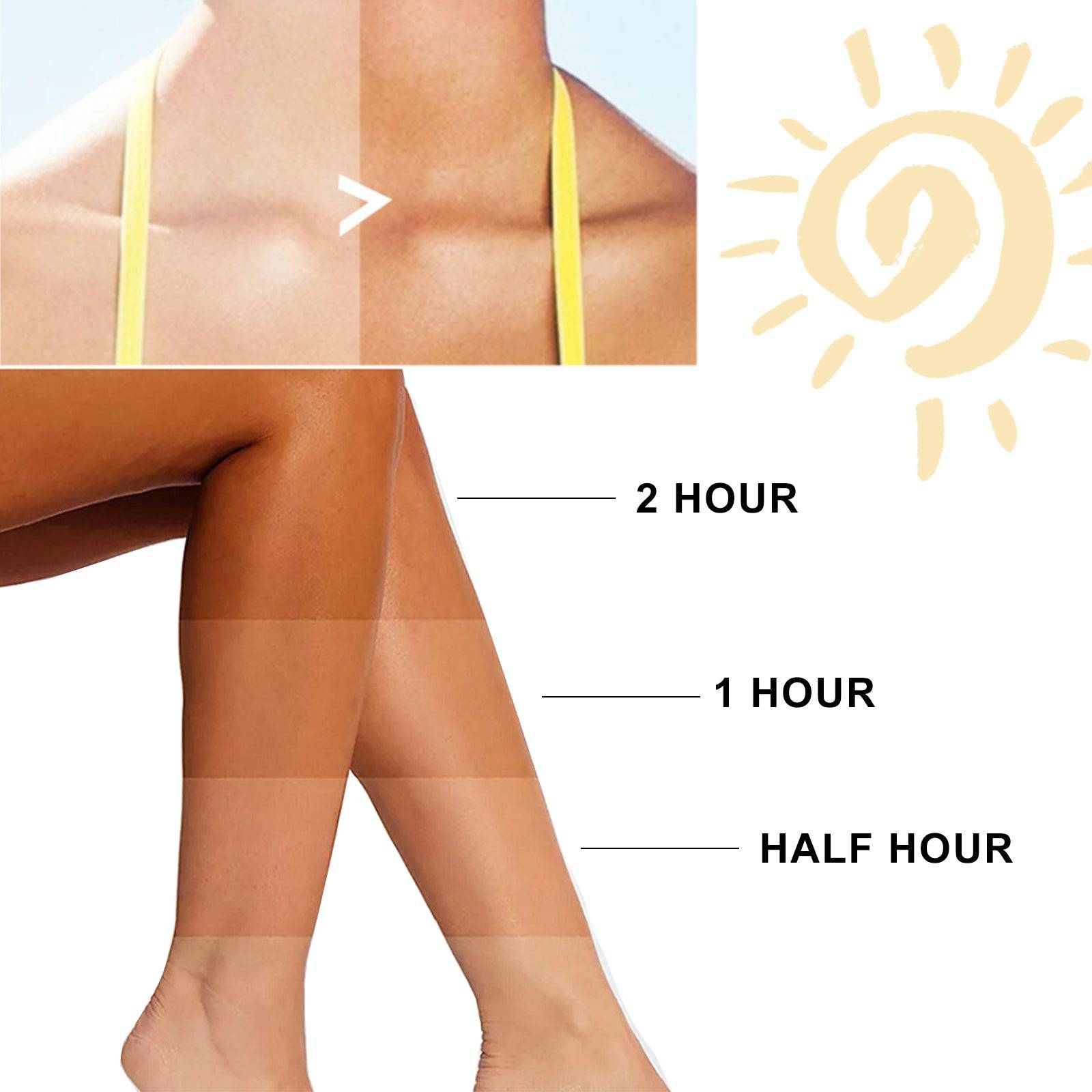 eprolo OUHOE Black Cream Aloe Vera Gel for sunburn relief and summer beach tanning repair, soothing and hydrating skin.