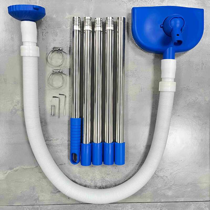 eprolo portable handheld pool and spa vacuum with automatic suction cleaner for bathtubs, hot tubs, and outdoor pools.
