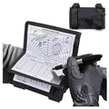 Eprolo tactical arm map holder sleeve on a military wrist, designed for carrying maps, cards, and notes during field or range use.