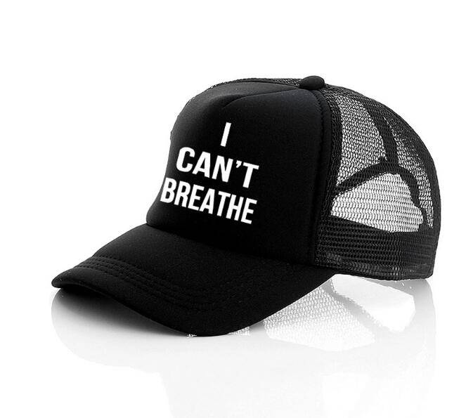 Eprolo I Can't Breathe summer hat, adjustable sports baseball cap with breathable design, lightweight and comfortable for outdoor wear.