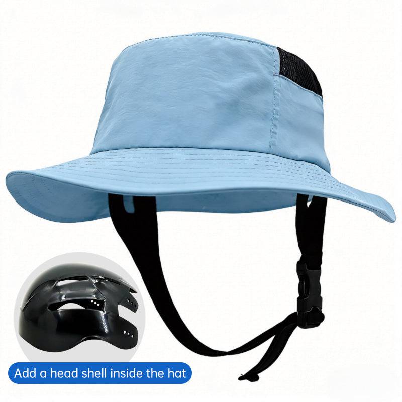 Lightweight adjustable helmet hat by eprolo with breathable fabric, detachable safety cap for cycling and outdoor sports.