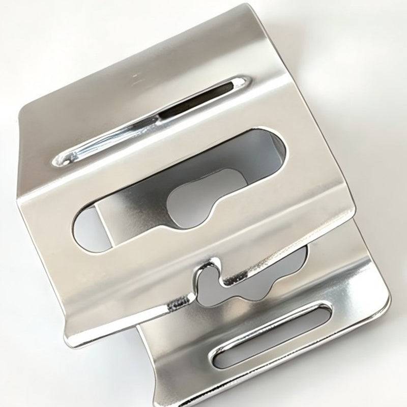 Eprolo stainless steel knife sharpener with mount bracket and honing tool for kitchen knife sharpening and maintenance.