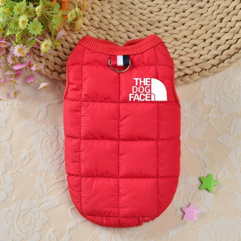 Eprolo winter cotton dog vest jacket, stylish pet dog clothing, warm and comfortable for winter outdoor walks.