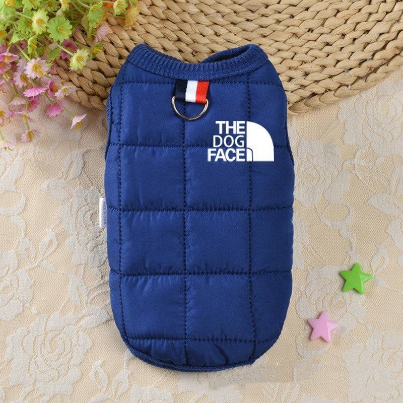 Eprolo winter cotton dog vest jacket for pets, warm and stylish pet clothing for cold weather.