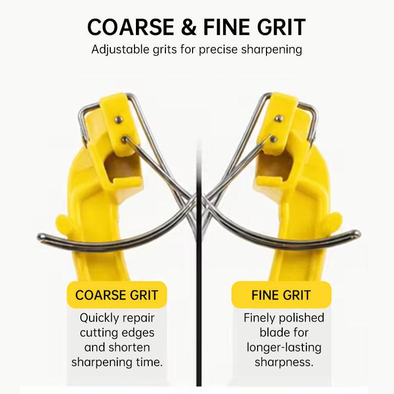 eprolo stainless steel knife sharpener with mount bracket, fixed kitchen honing tool for precise blade sharpening