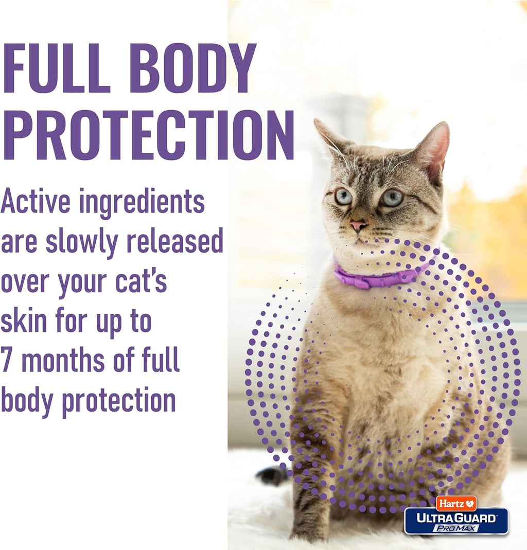 Cat Flea Tick Collar 2 Pack Breakaway Adjustable 14 Month Protection