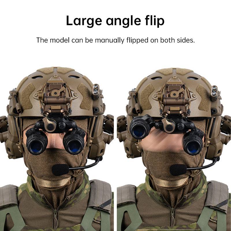 Eprolo Dummy NVG Goggles DTNVS tactical helmet accessory for airsoft, paintball, and cosplay, featuring realistic night vision goggle design.