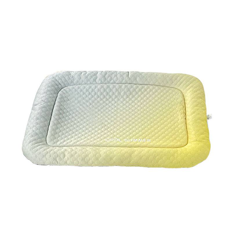 Cooling pet pad by eprolo with breathable silk ice surface, gradient colors, gentle on skin, ideal for summer comfort.