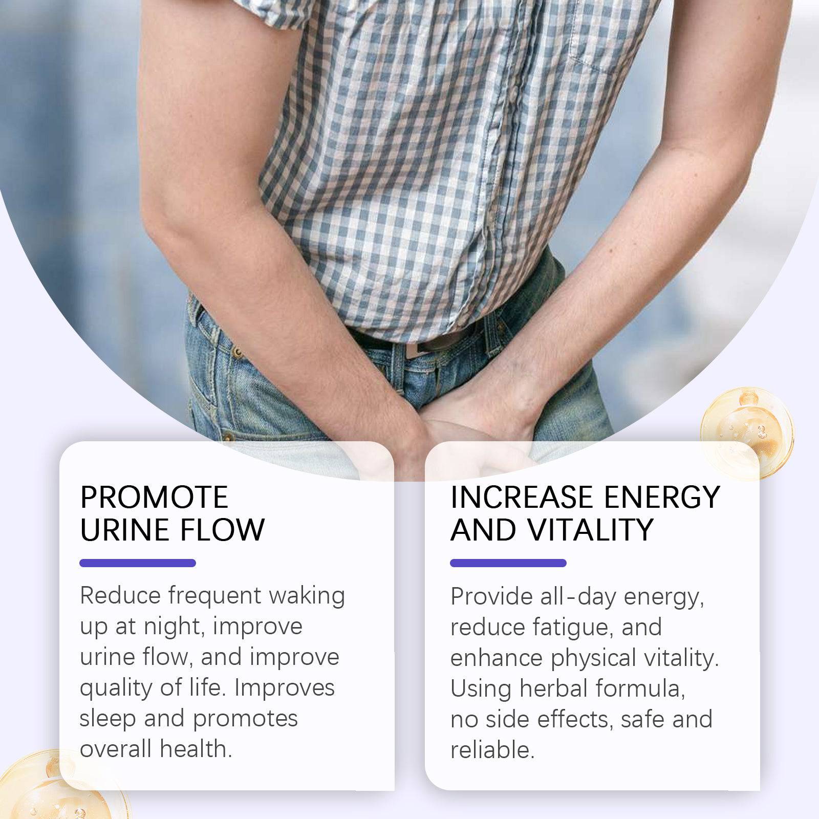 eprolo Googeer Prostate Tea Body Treatment package with herbal tea blend and health benefits, shown in a close-up image.