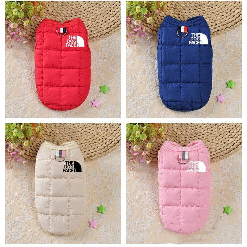 Eprolo winter cotton dog vest jacket for pets, featuring a cozy, insulated design suitable for keeping dogs warm in cold weather