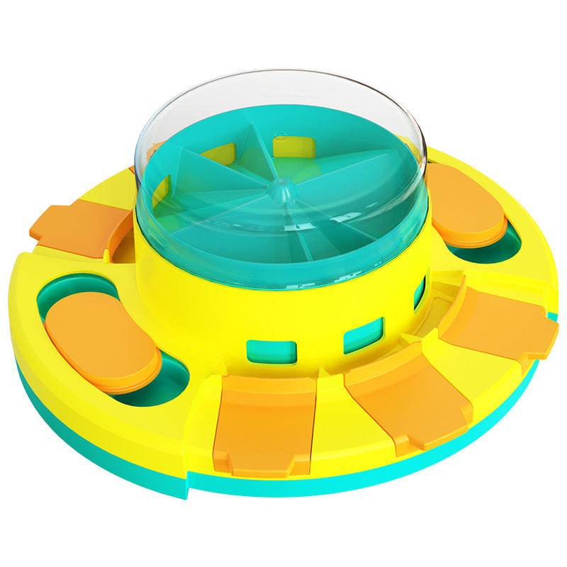 Eprolo pet teething sound ball and dog puzzle toy for training and feeding, with leak food design and interactive dog puzzle game.
