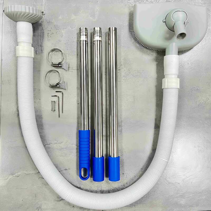 Portable eprolo handheld pool and spa vacuum with automatic suction cleaner for bathtubs, hot tubs, and outdoor pools.