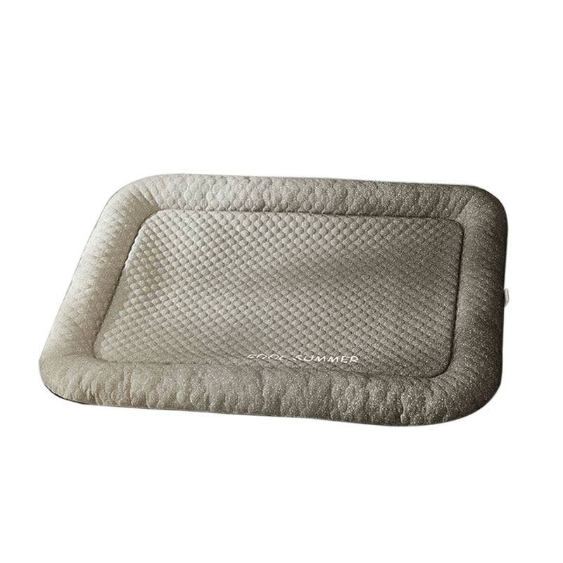 Eprolo cooling pet pad with breathable cold-silk ice mat in gradient colors, gentle on pet's skin for summer comfort