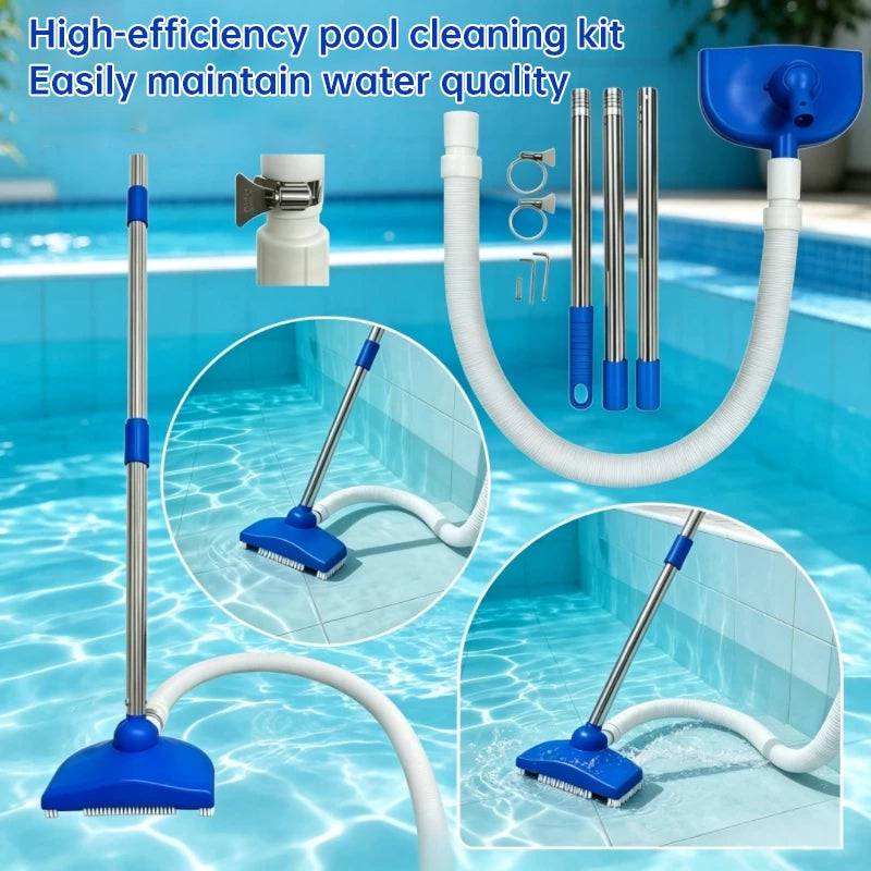 eprolo portable handheld pool and spa vacuum with automatic suction cleaner for bathtubs, hot tubs, and outdoor pools.