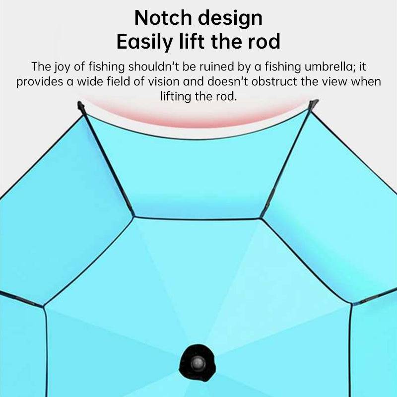 eprolo 6.6FT double canopy beach umbrella with UV protection and waterproof fabric for sun shade at beach, garden, camping, or fishing
