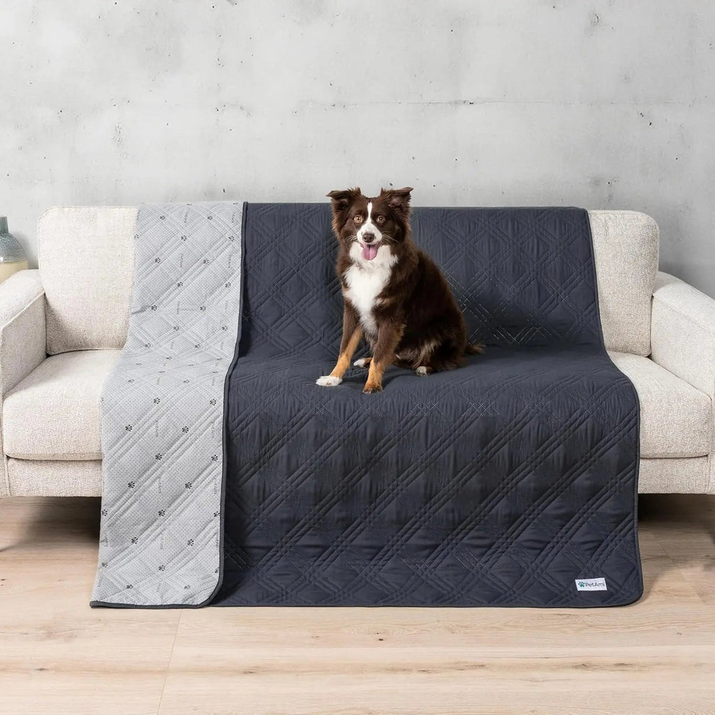 Waterproof Pet Couch Cover Reversible Furniture Protector for Dogs & Cats