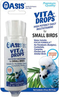 Vita Drops Small Bird Multivitamin Liquid 2oz Parakeet Canary Finch Care