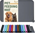 Silicone Dog & Cat Feeding Mat with Raised Edge, Waterproof & Non-Slip