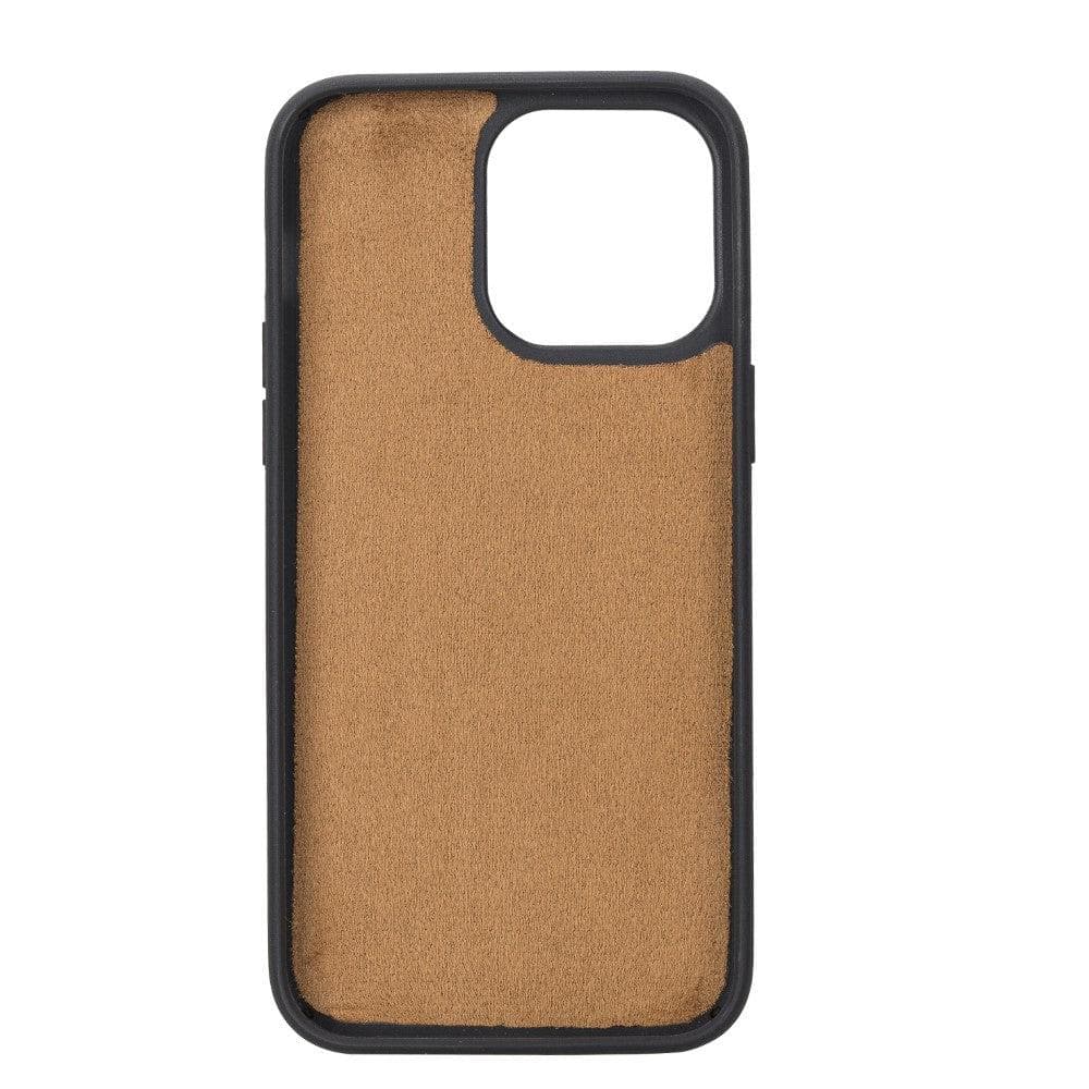 TORONATA Casper iPhone 12 Series leather wallet case with detachable cover, featuring card slots and sleek design.