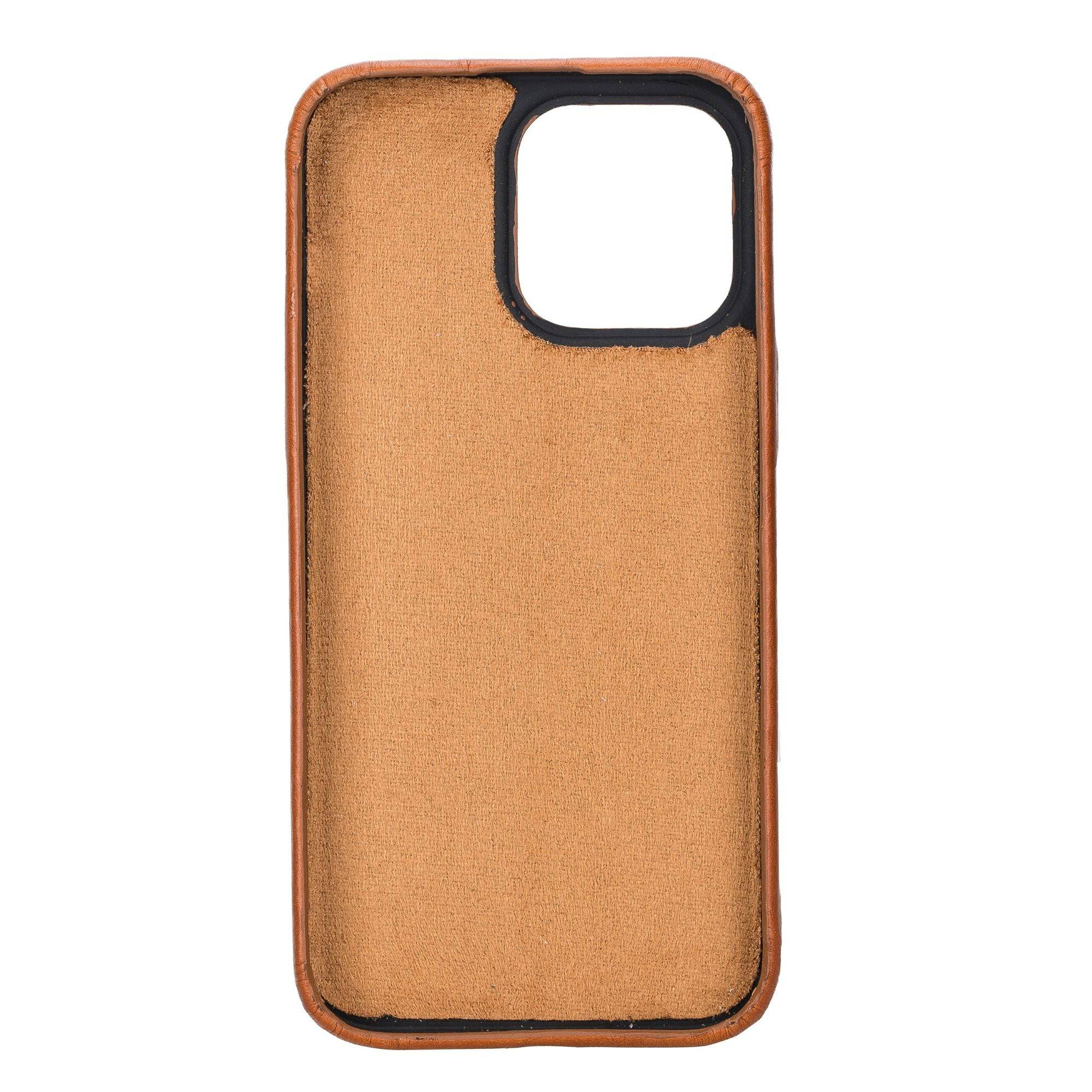TORONATA Pinedale Leather Snap-on Case for iPhone 13 series, featuring a sleek leather design and secure snap closure.