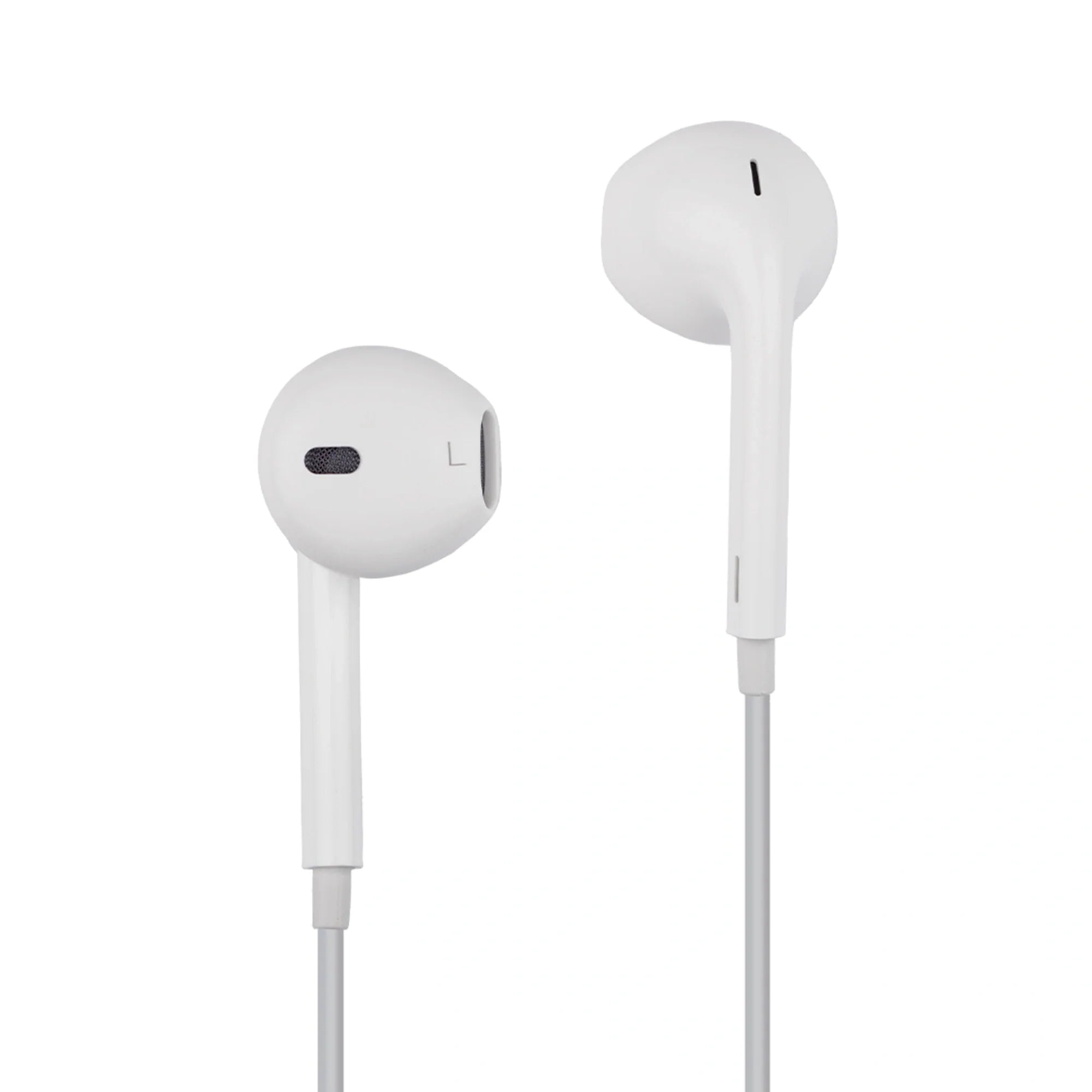 Loss Recovery Find My Phone earphones with QR code tag for easy recovery and tracking, shown with close-up of the product and tag.